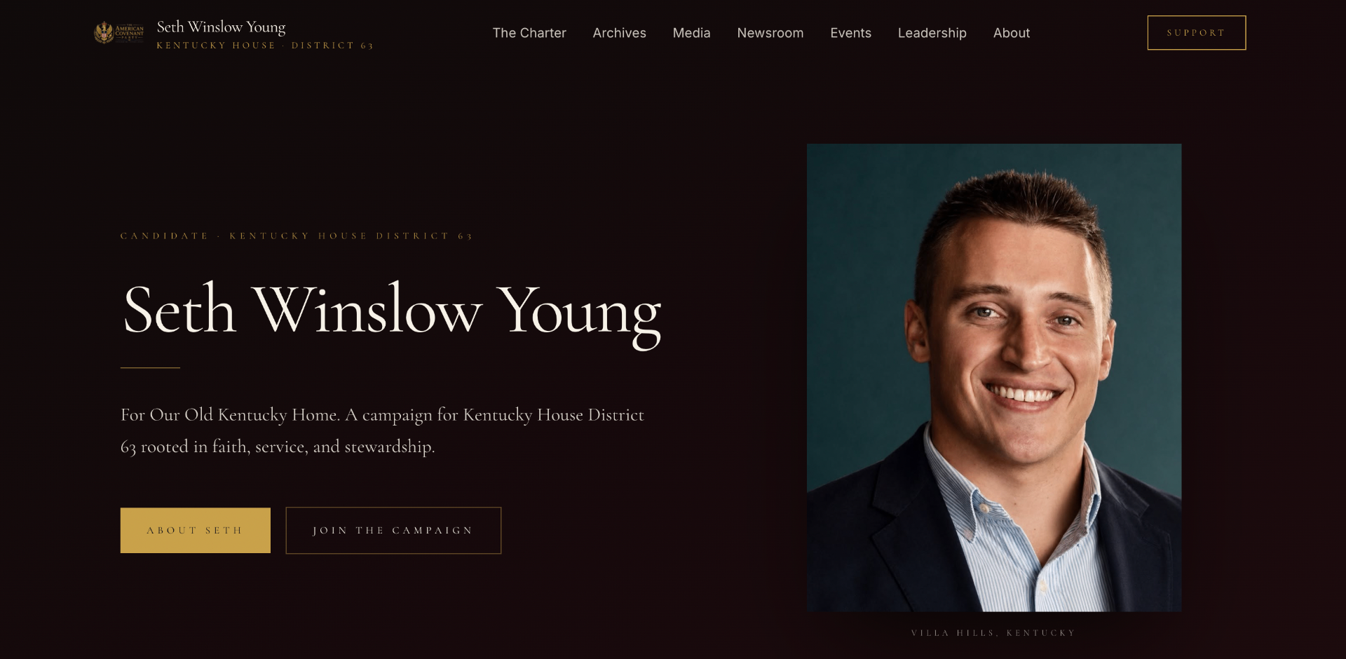 Seth Winslow Young — political campaign site